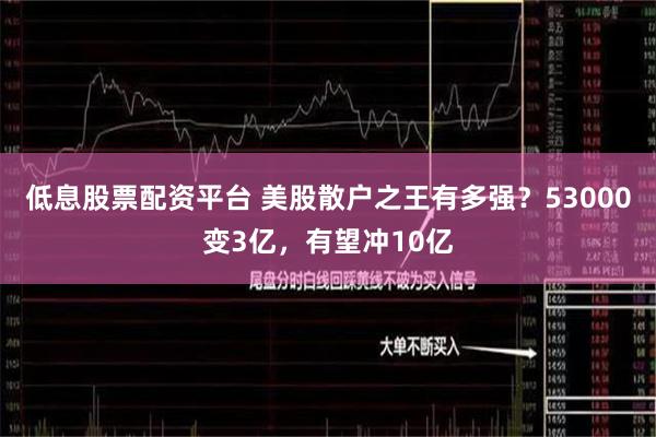 低息股票配资平台 美股散户之王有多强？53000变3亿，有望冲10亿