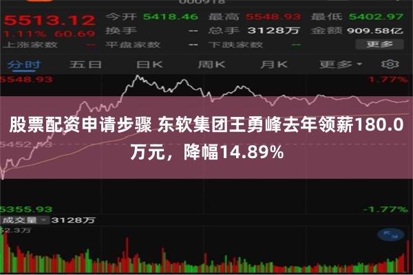 股票配资申请步骤 东软集团王勇峰去年领薪180.0万元，降幅14.89%