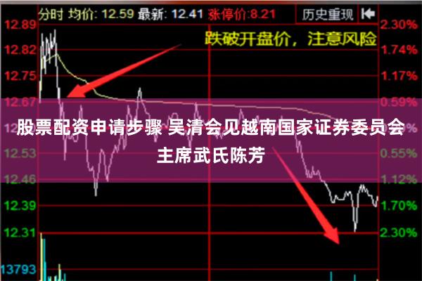 股票配资申请步骤 吴清会见越南国家证券委员会主席武氏陈芳